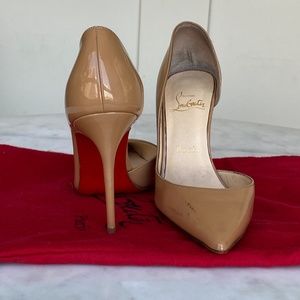 Christian Louboutin Iriza Pump 100mm Nude Patent